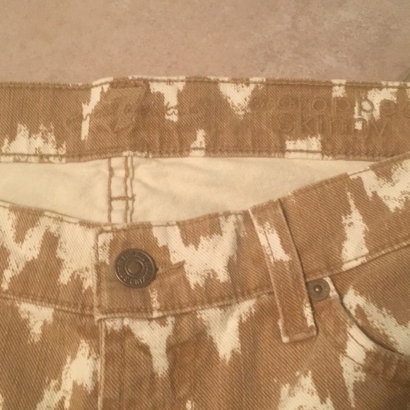 7 for all Mankind Chevron Printed Skinny Jeans - Picture 6 of 7